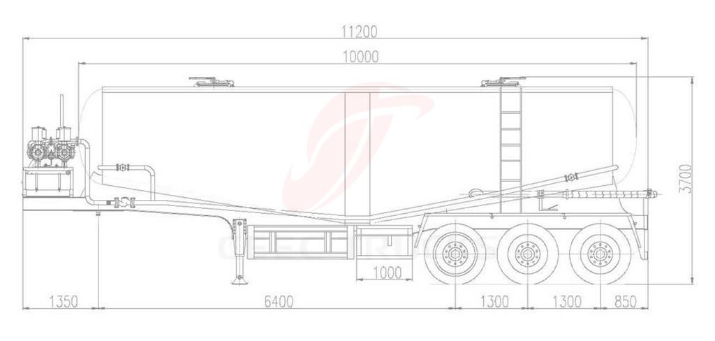 cement tanker truck technical drawing cement tanker truck technical drawing