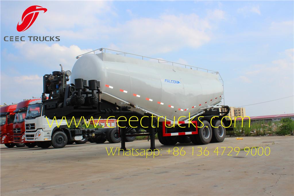 Export Ecuador cement tanker semitrailer Export Ecuador cement tanker semitrailer