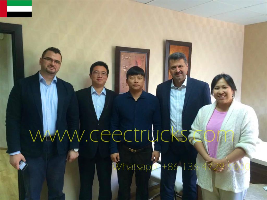 CEEC vice general manager visiting Dubai customer CEEC vice general manager visiting Dubai customer