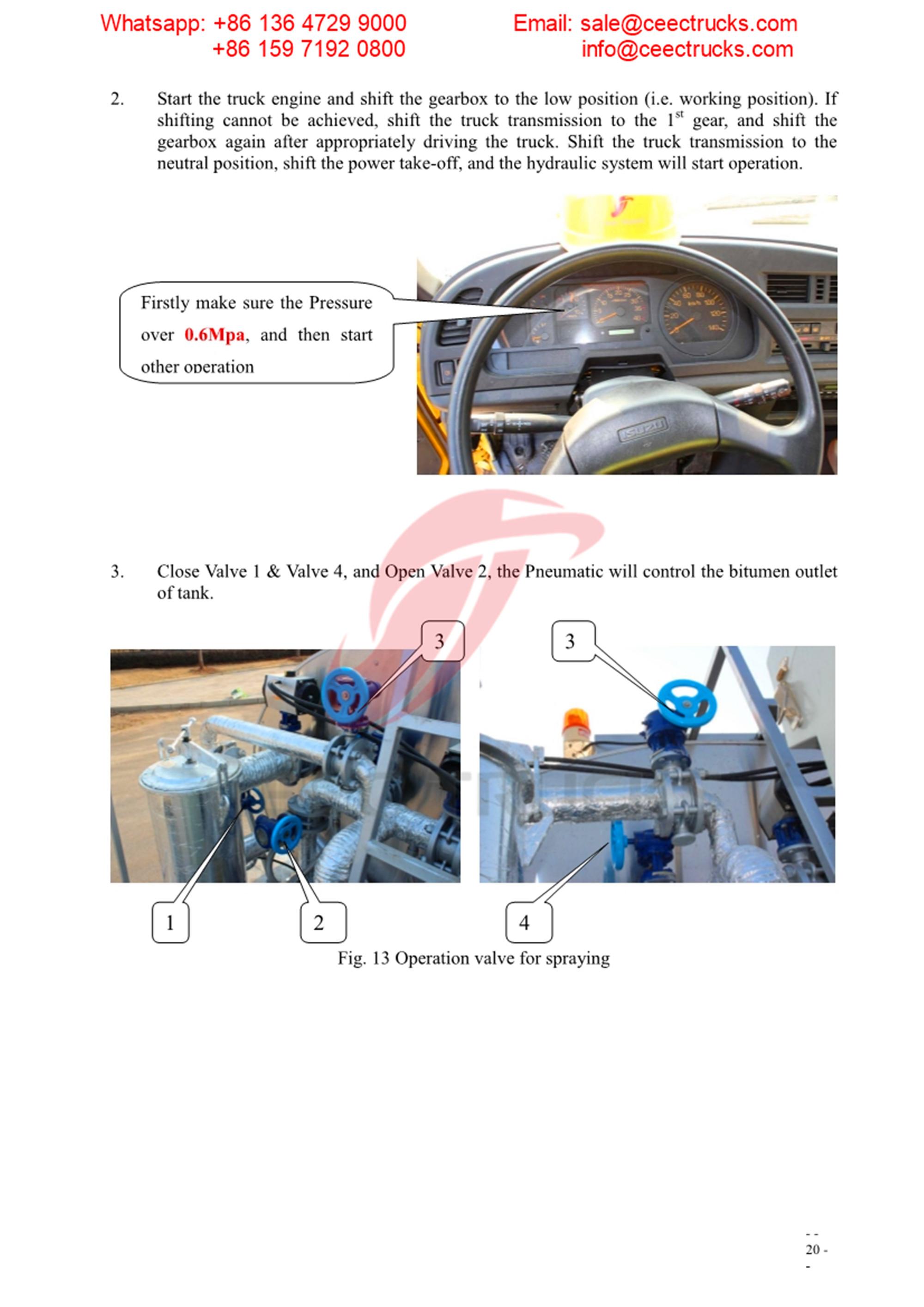 Myanmar customer buy asphalt distribution truck Myanmar customer buy asphalt distribution truck