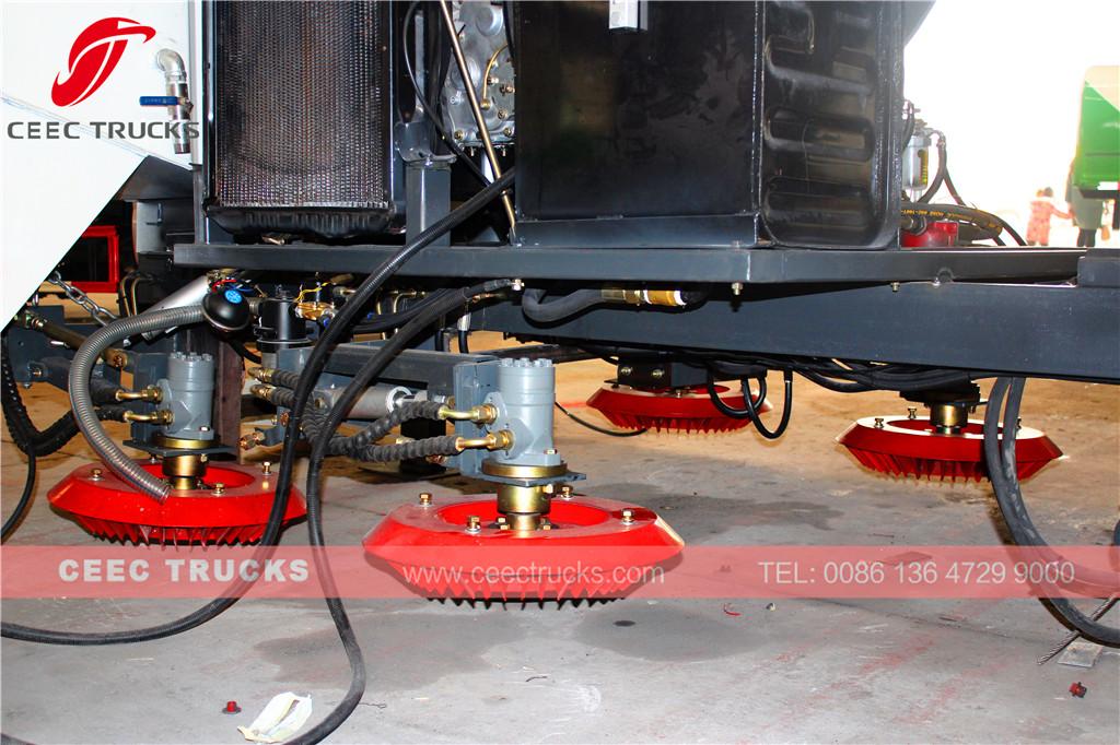 CEEC 5cbm road sweeper superstructure export East Asia country