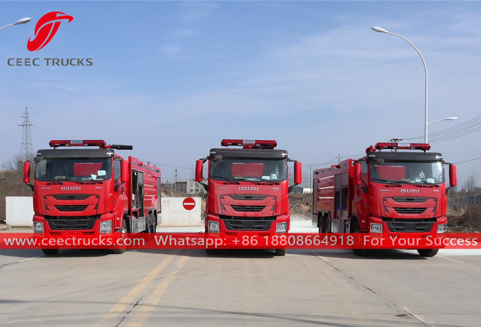 ISUZU GIGA Firefighting trucks for export ISUZU GIGA Firefighting trucks for export
