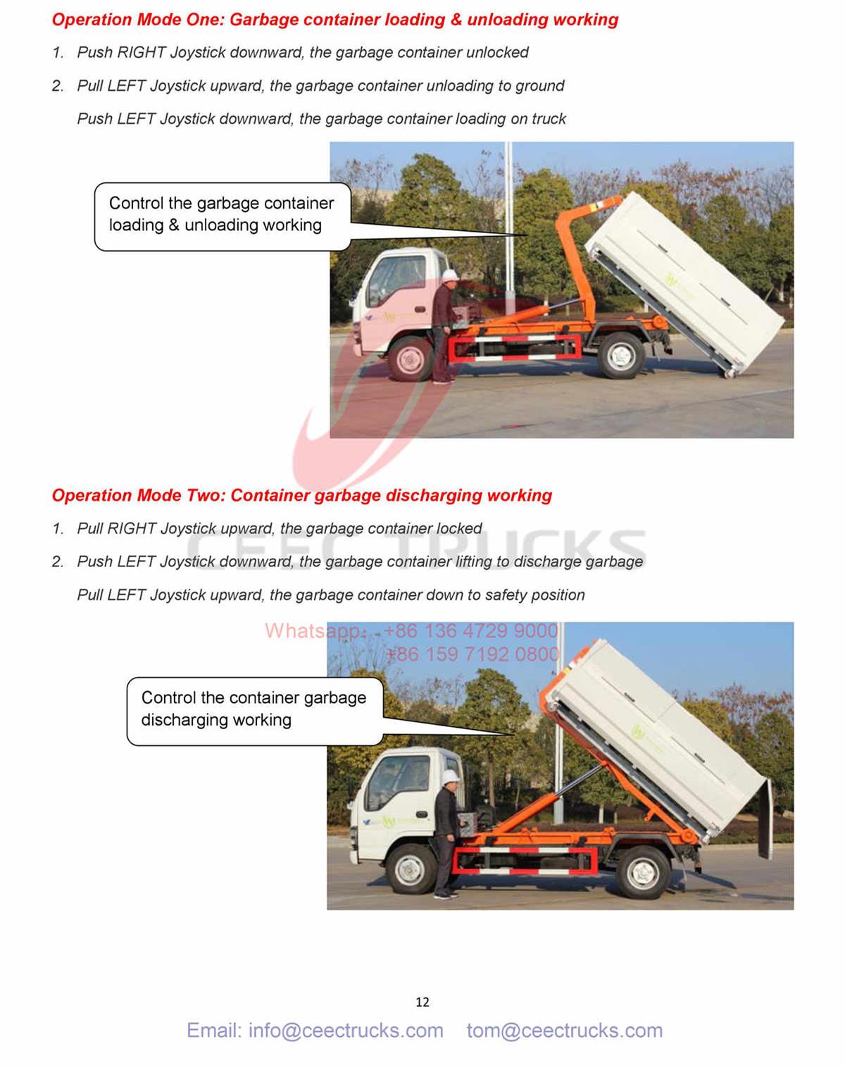 St Martin--ISUZU 5CBM Hook Loader Truck Manual St Martin--ISUZU 5CBM Hook Loader Truck Manual