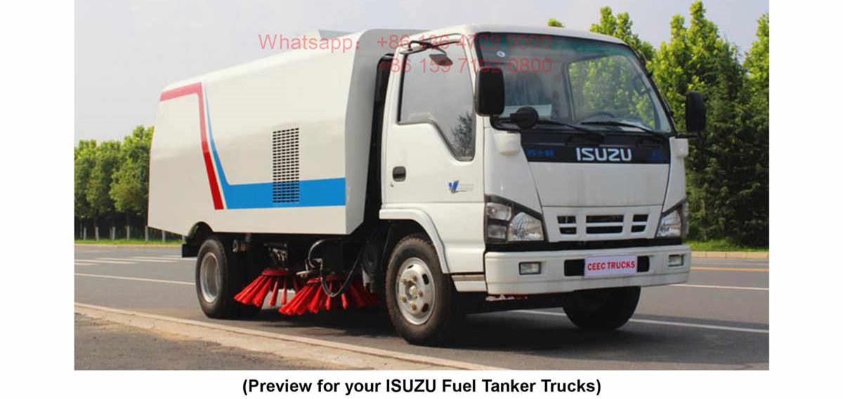 Philippines--ISUZU 5CBM road sweeper truck Philippines--ISUZU 5CBM road sweeper truck