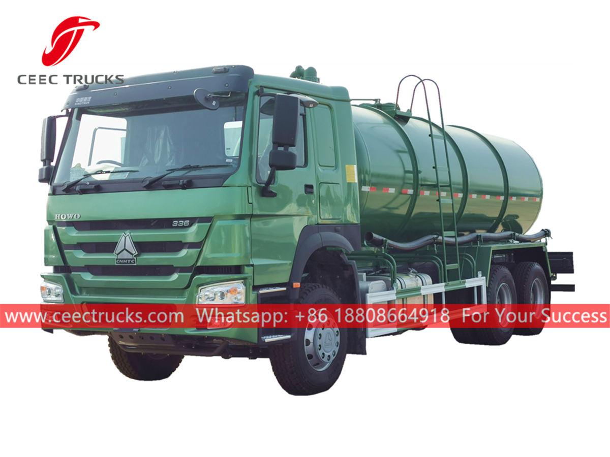 HOWO 336HP euro 3 vacuum truck for sale HOWO 336HP euro 3 vacuum truck for sale