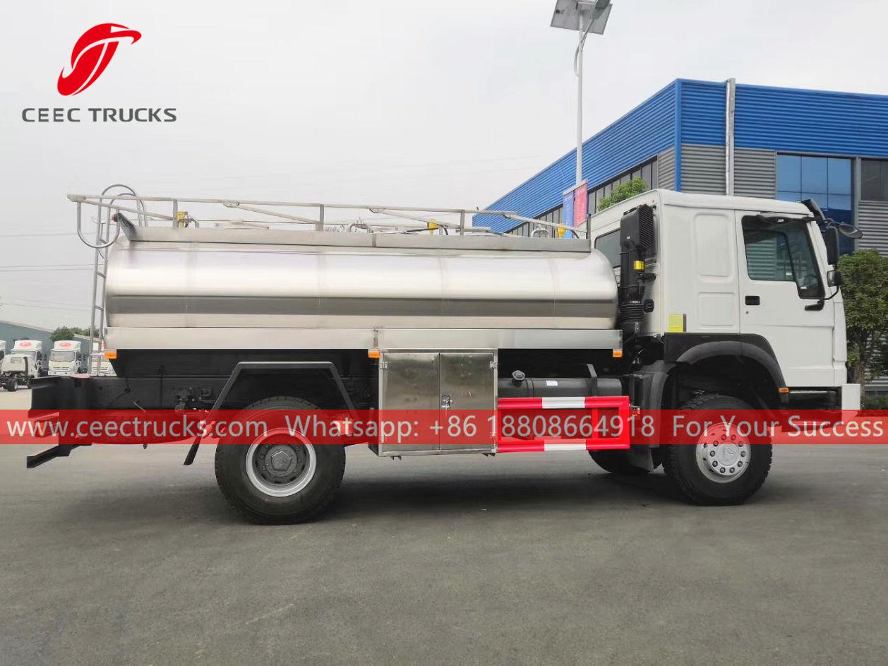 HOWO Euro 3 milk tank truck HOWO Euro 3 milk tank truck