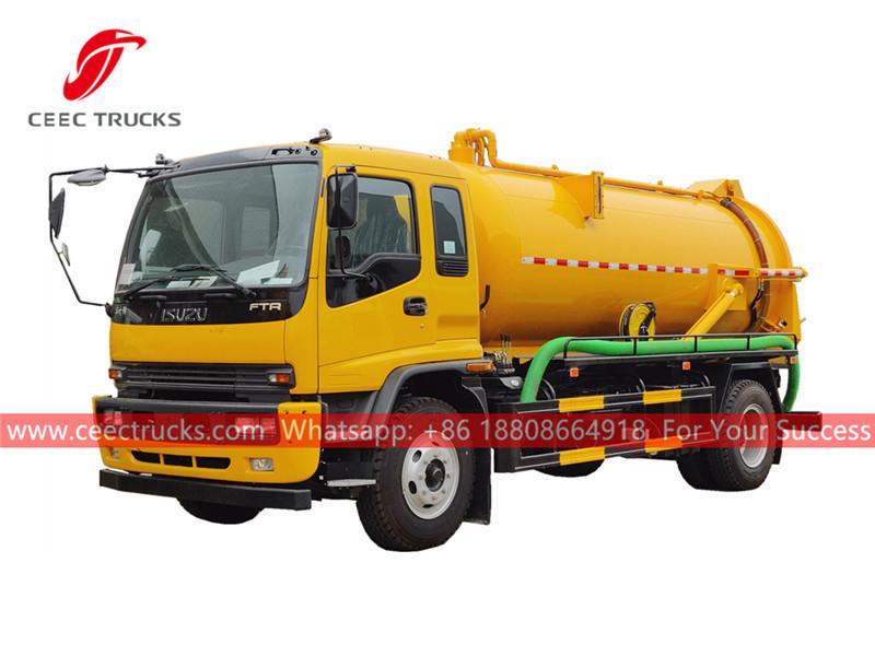 ISUZU FTR sewage suction truck ISUZU FTR sewage suction truck