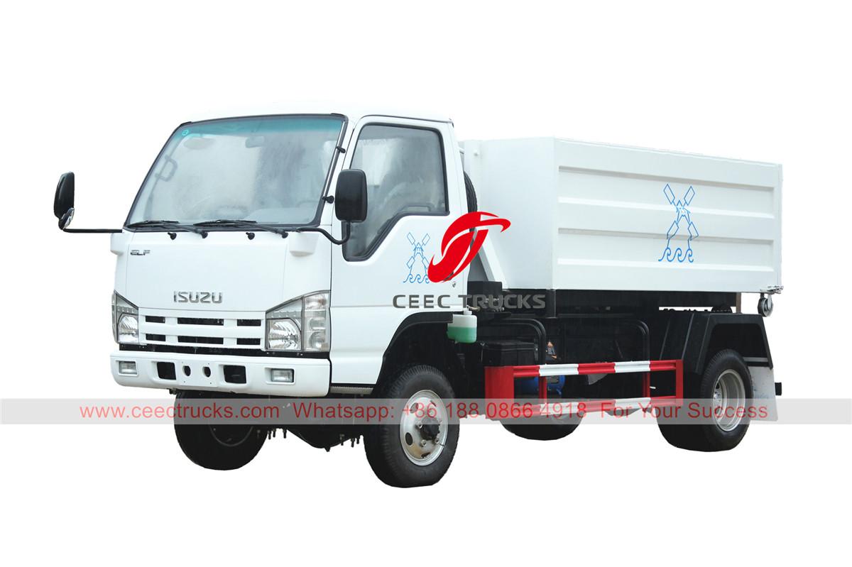 ISUZU 4&Atilde;4 hook lift truck