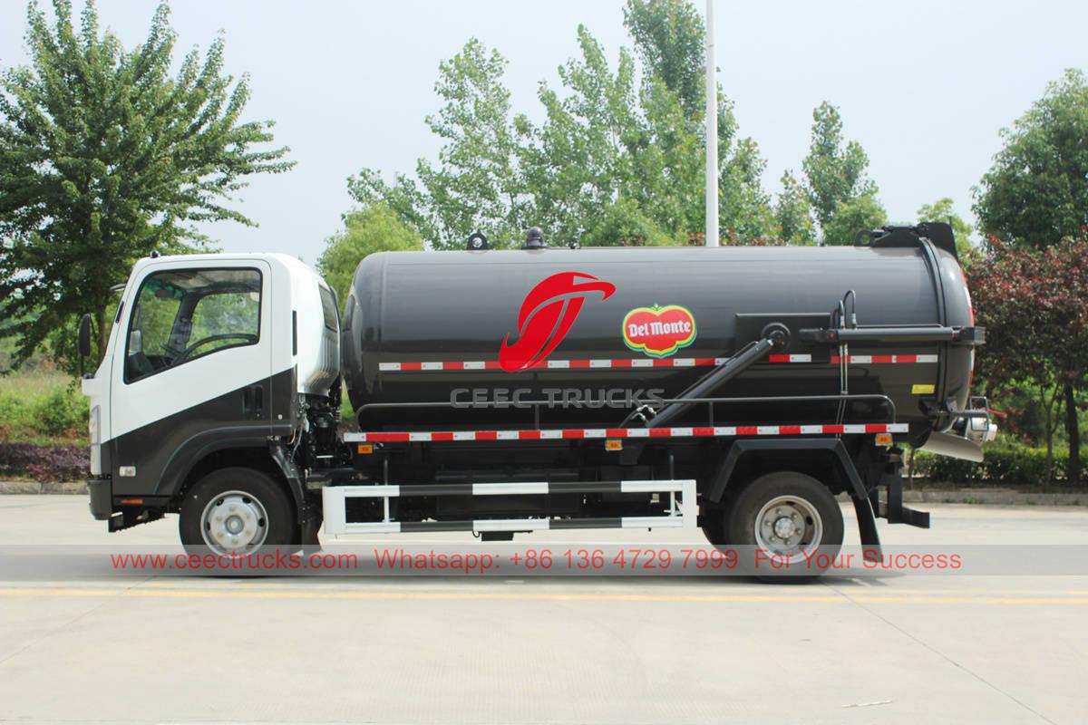 ISUZU vacuum sewage truck ISUZU vacuum sewage truck