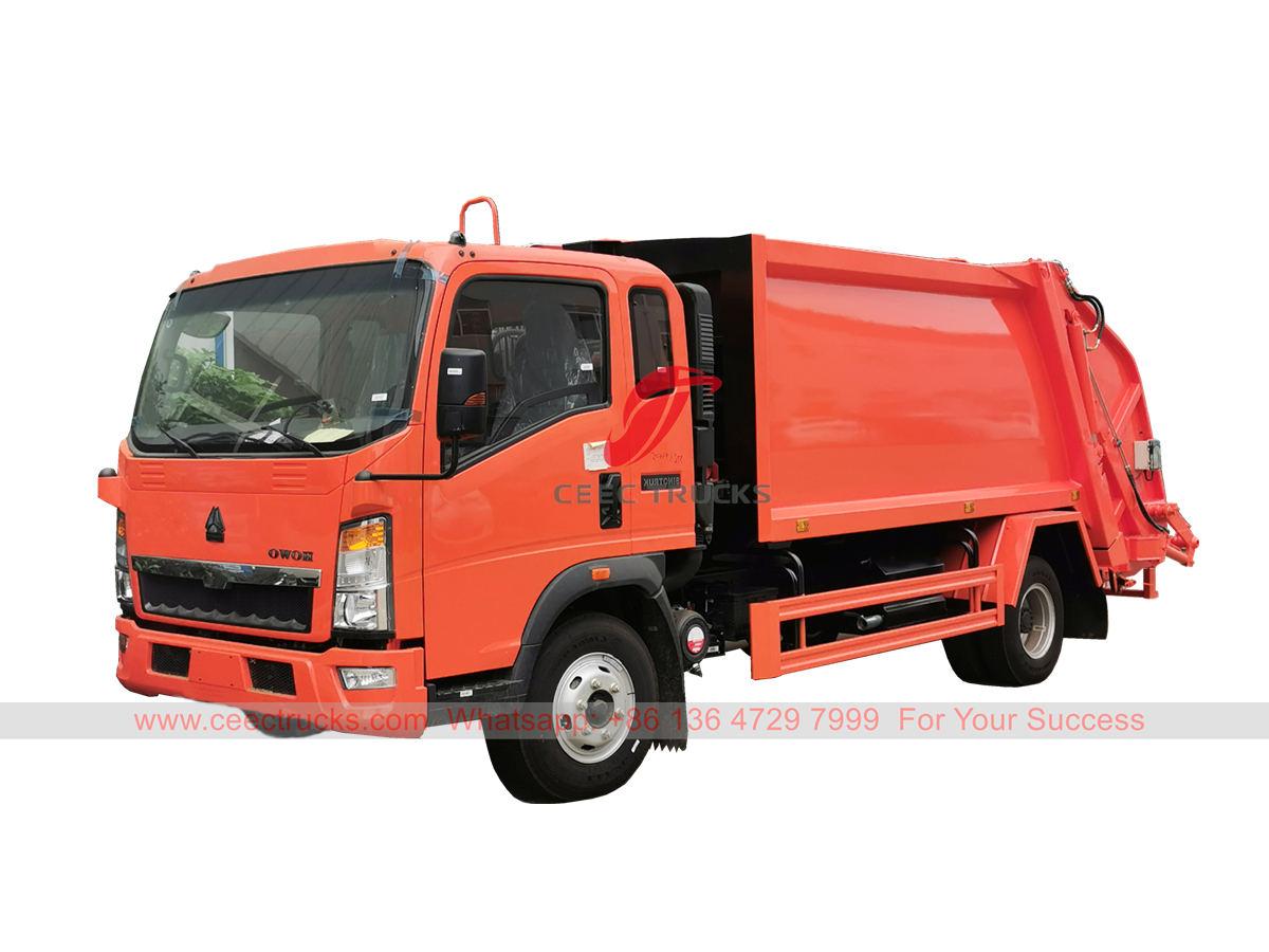 HOWO RHD garbage compression truck HOWO RHD garbage compression truck