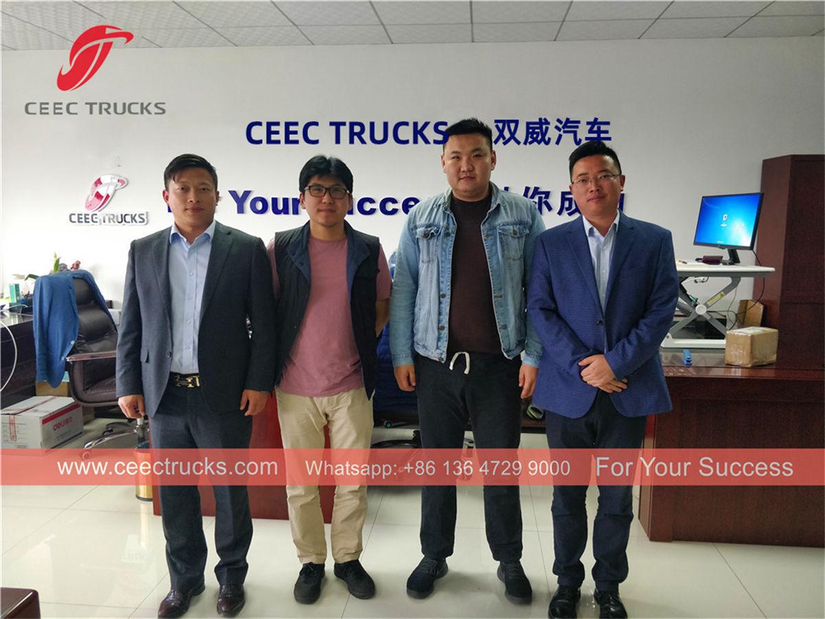 Mongolia customer visit CEEC factory Mongolia customer visit CEEC factory