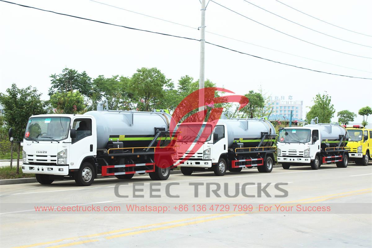ISUZU vacuum sewage trucks manufacturer ISUZU vacuum sewage trucks manufacturer