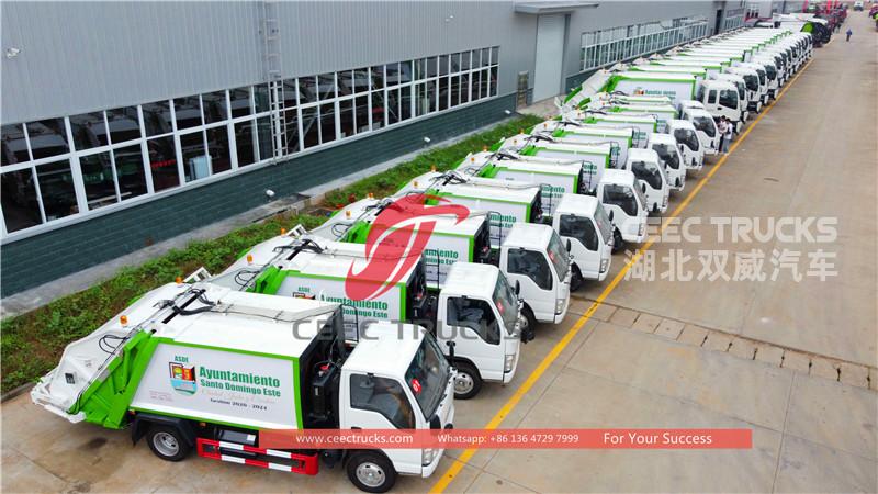 isuzu garbage compactor truck