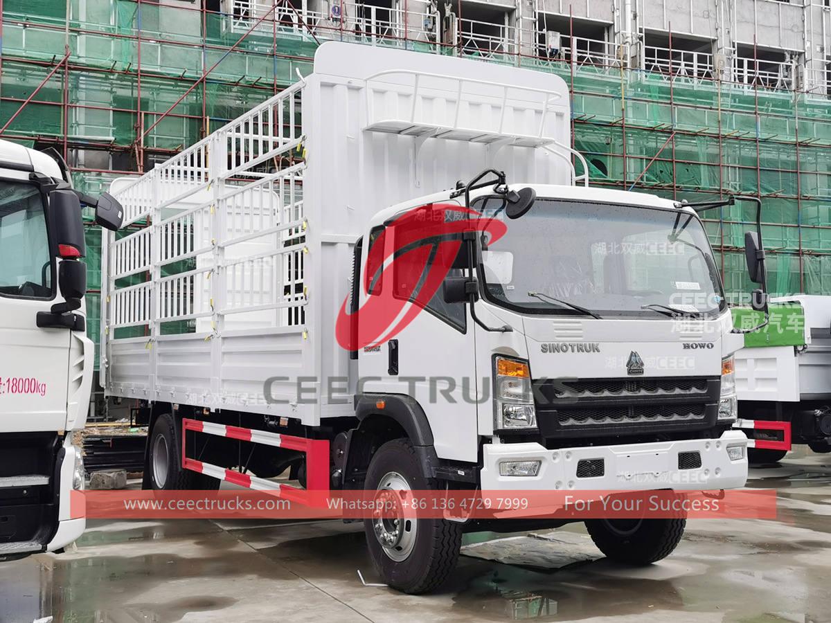 HOWO 6 wheeler cargo stake truck at best price HOWO 6 wheeler cargo stake truck at best price