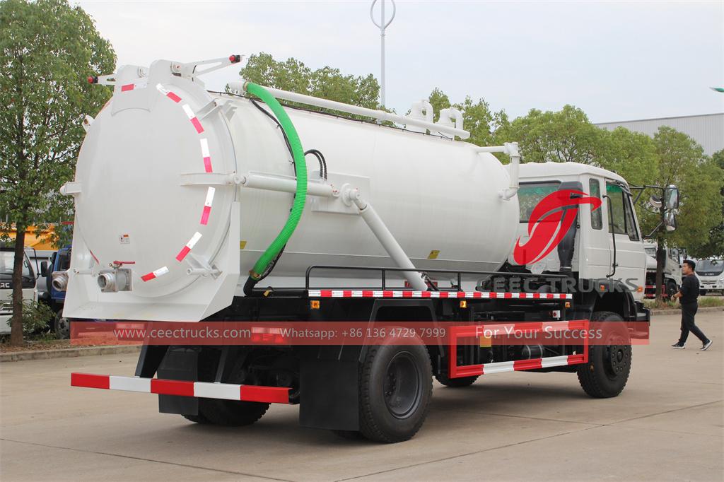 DONGFENG 260HP vacuum sewage suction truck 10000liters DONGFENG 260HP vacuum sewage suction truck 10000liters