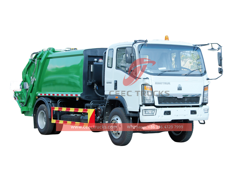HOWO 170hp garbage compactor truck HOWO 170hp garbage compactor truck