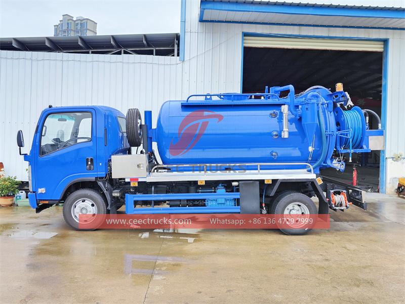 ISUZU NPR 6000L vacuum tank truck ISUZU NPR 6000L vacuum tank truck
