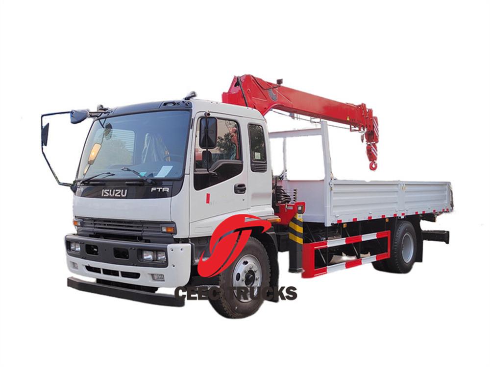 Isuzu FTR utility truck with boom crane Isuzu FTR utility truck with boom crane