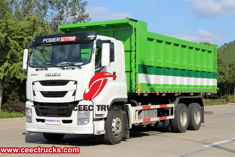 ISUZU 6WG1 420HP Middle Lifting Dump Truck ISUZU 6WG1 420HP Middle Lifting Dump Truck