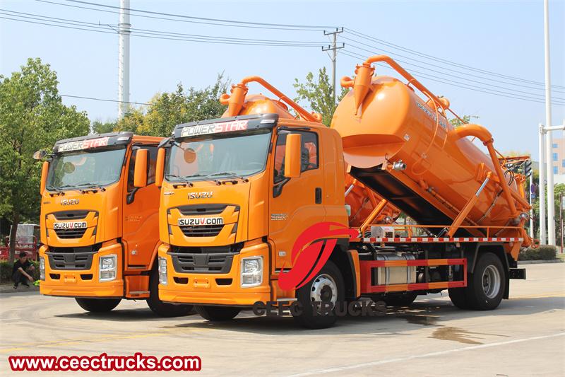 Isuzu Giga 8500L high pressure jetting sewage suction truck Isuzu Giga 8500L high pressure jetting sewage suction truck