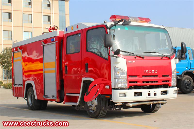 Isuzu 700P water fire fighting truck Isuzu 700P water fire fighting truck