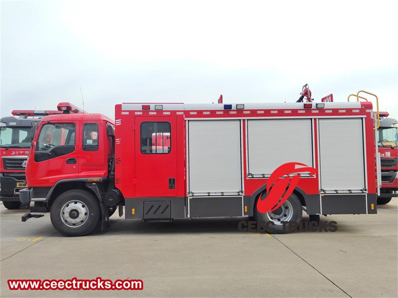 Isuzu heavy rescue fire truck Isuzu heavy rescue fire truck