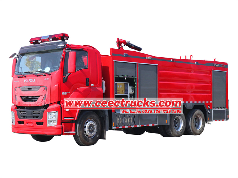 ISUZU GIGA fire truck with dry powder ISUZU GIGA fire truck with dry powder