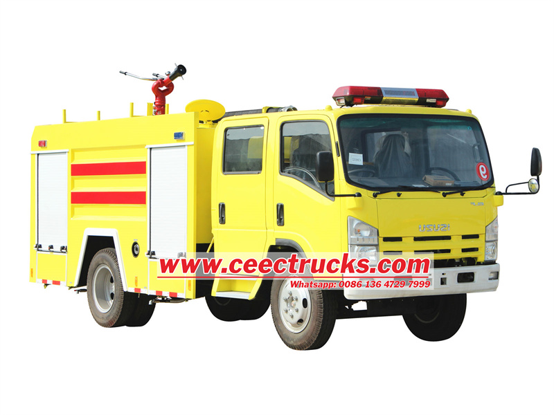 ISUZU NPR police fire water truck ISUZU NPR police fire water truck