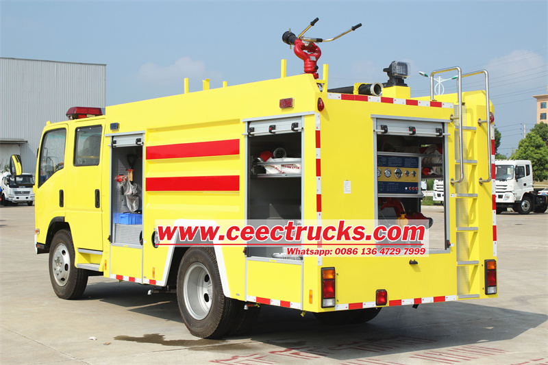 Isuzu 700P water fire truck Isuzu 700P water fire truck