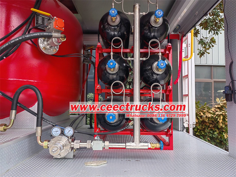 ISUZU FTR dry powder nitrogen fire truck Isuzu FTR dry Powder/nitrogen fire truck