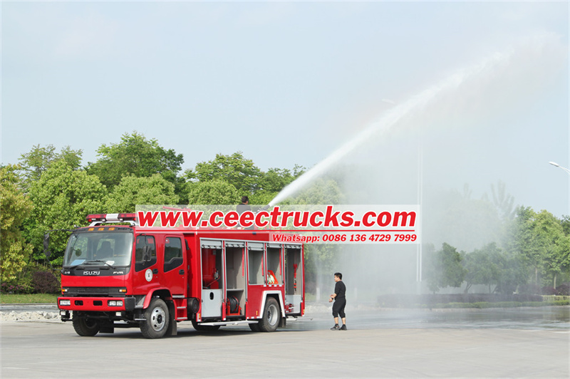 Isuzu FVR dry powder fire truck Isuzu FVR dry powder fire truck