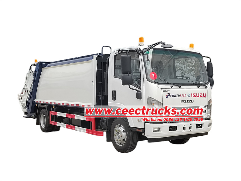 isuzu 700P rear loader garbage truck isuzu 700P rear loader garbage truck