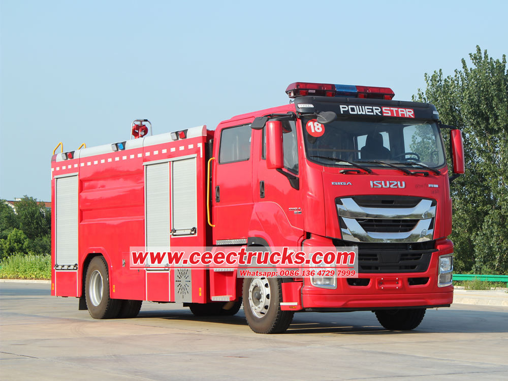 Isuzu fire engine