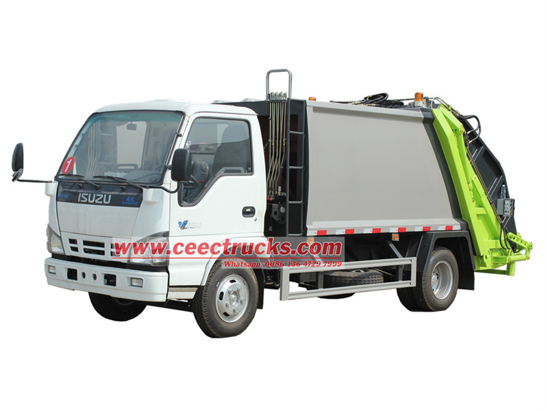 ISUZU NKR garbage rear loader truck ISUZU NKR garbage rear loader truck