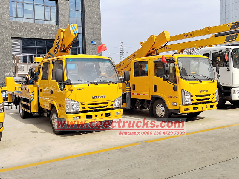 Isuzu 24m aerial platform truck Isuzu 24m aerial platform truck