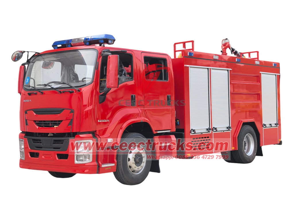 ISUZU fire fighting truck 5500L tanker fire engine ISUZU fire truck