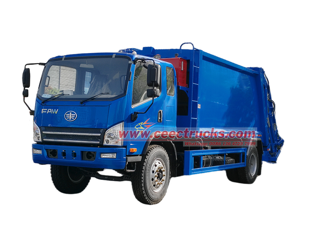 FAW 4x4 RHD refuse compactor vehicle FAW 4x4 RHD refuse compactor vehicle