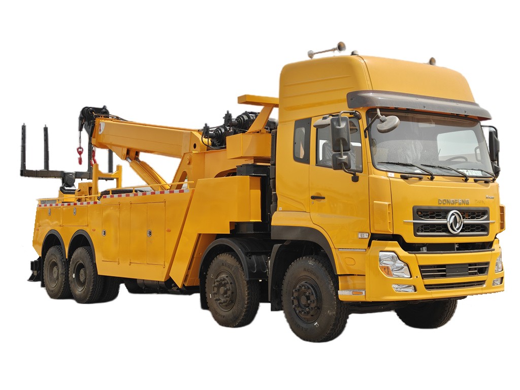 Dongfeng integrated rotator tow wrecker truck