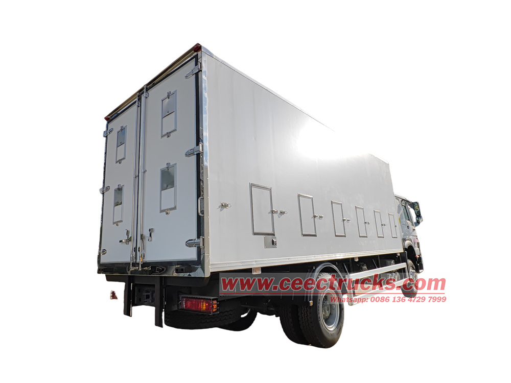 HOWO 4X2 cargo truck with CARRIER Refrigeration unit