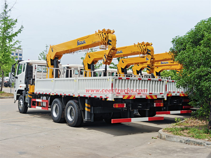 Howo boom lorry truck