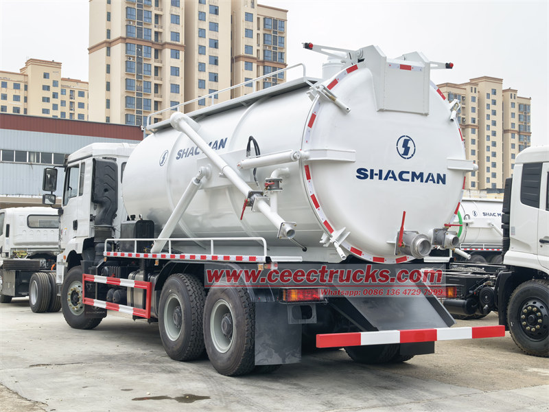 Shacman H3000 vacuum truck 20cbm