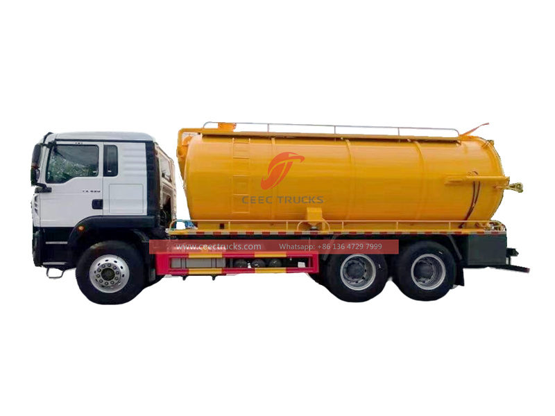 Howo 6x4 sewage tank truck