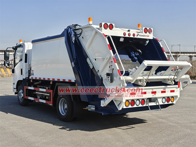 ISUZU EVM600 electric garbage compactor truck
