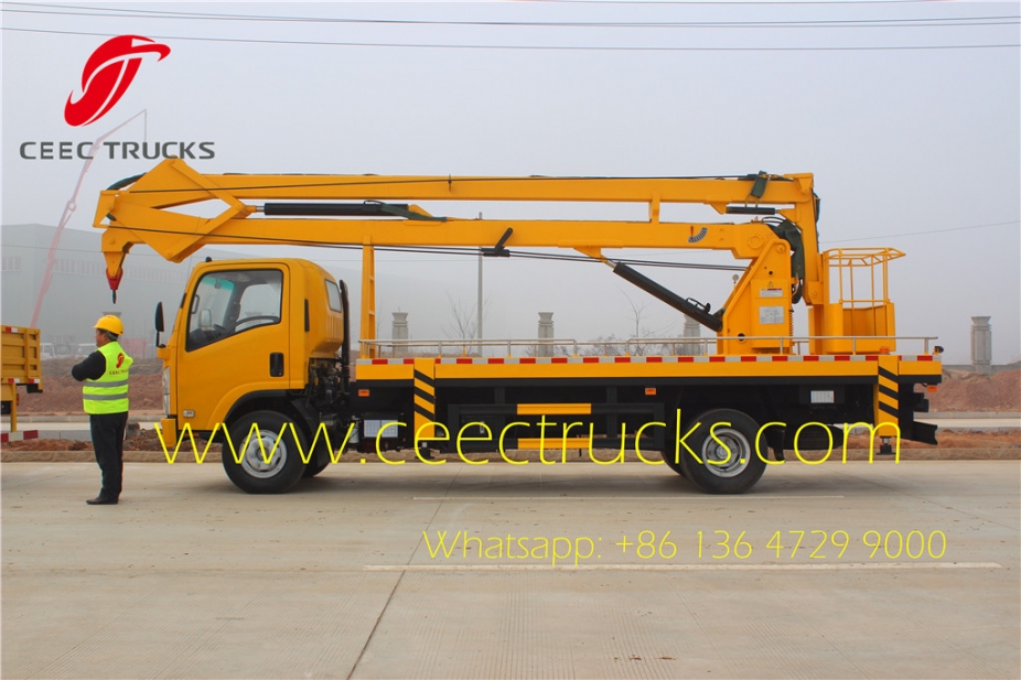 best ISUZU 18 M aerial platform trucks