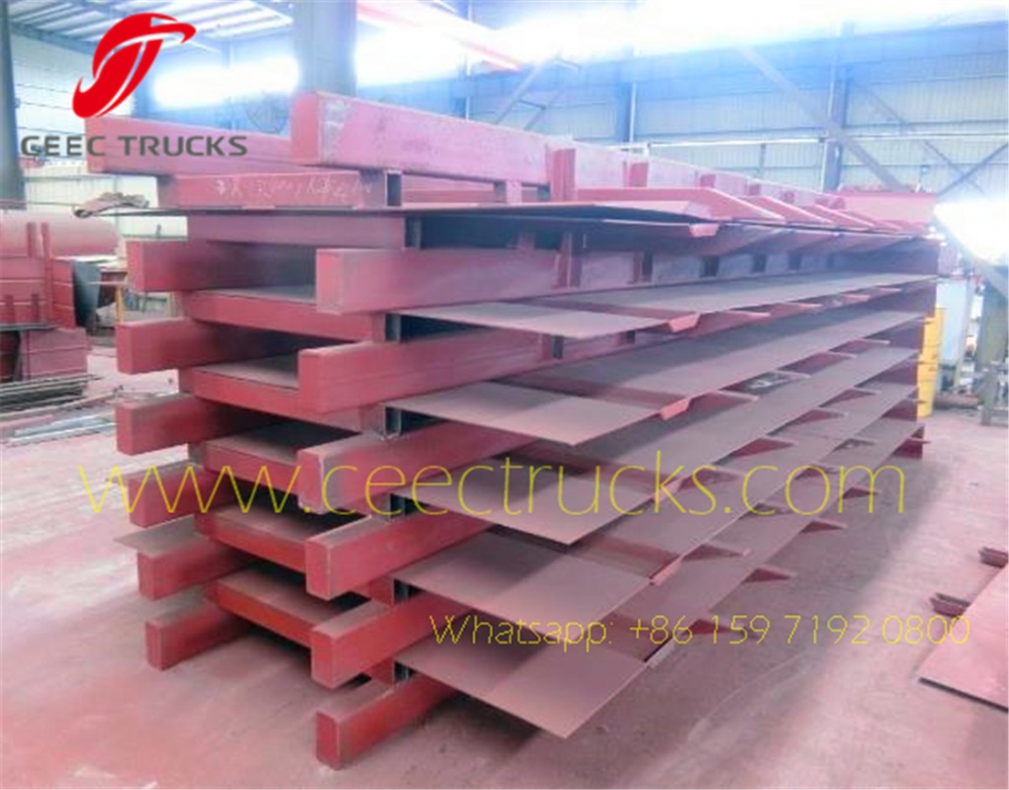 Low price sale 14000 Liters refuse compressed truck refit structure