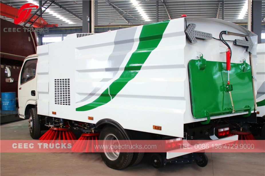 รถบรรทุกกวาดถนน Dongfeng 4000L