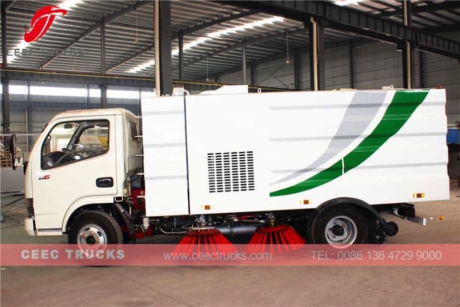 รถบรรทุกกวาดถนน Dongfeng 4000L