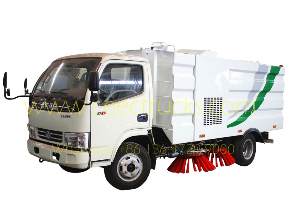 รถบรรทุกกวาดถนน Dongfeng 4000L