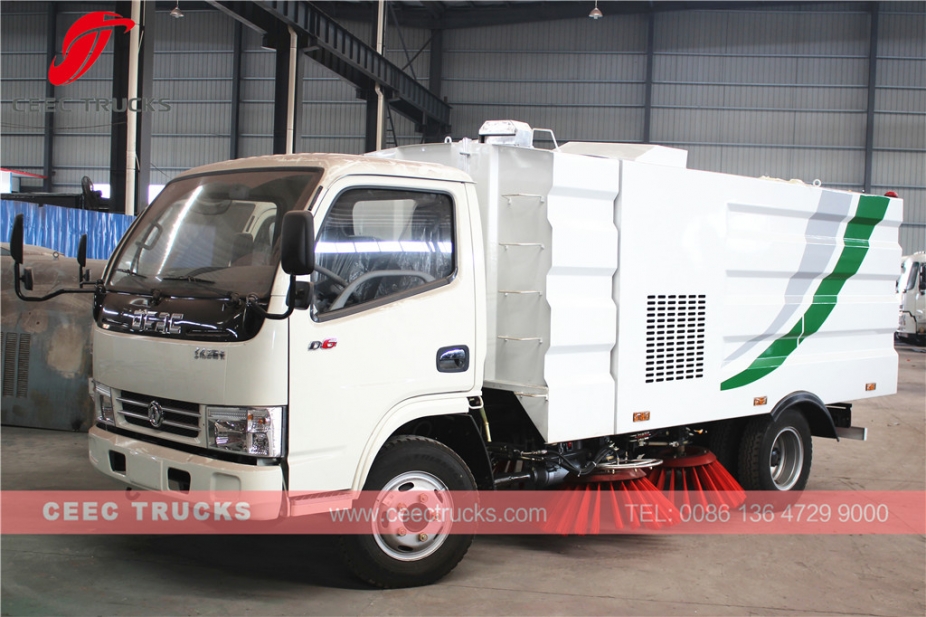 รถบรรทุกกวาดถนน Dongfeng 4000L