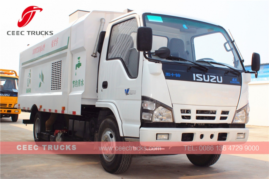 รถกวาดถนนดูดฝุ่น ISUZU 5 CBM